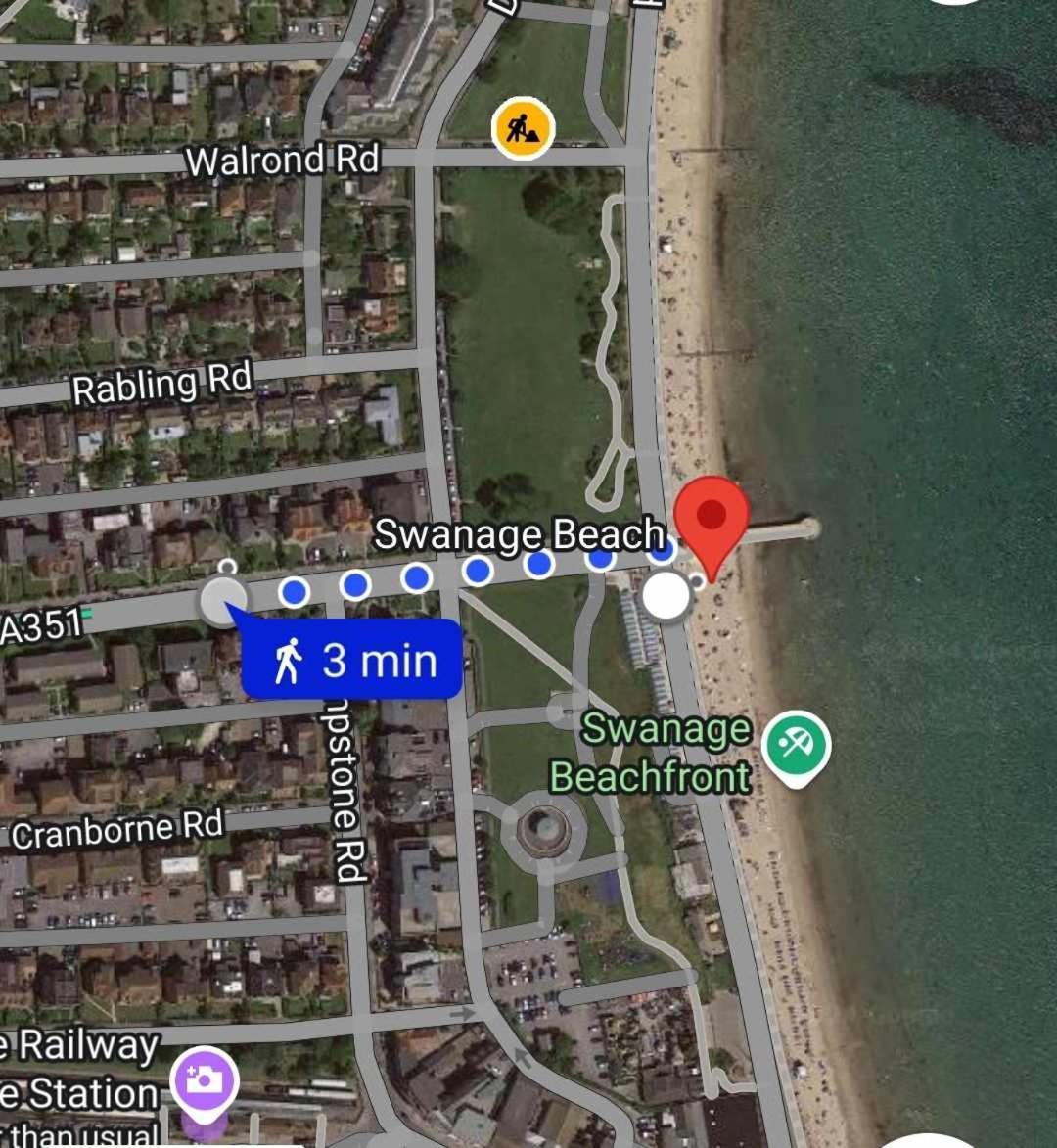 Apartamento Hightide - 2 Bed With Parking, Balcony & Sea View. Swanage Habitación foto